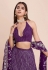 Purple faux georgette lehenga choli PRT23327