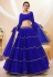 Blue georgette lehenga choli for women 601