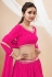 Magenta georgette lehenga choli 603