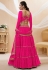 Magenta georgette lehenga choli 603