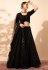 Black net readymade a line lehenga choli 11005