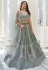 Camo green net circular lehenga choli 2136