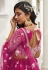 Magenta net circular lehenga choli 2134