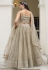 Grey net lehenga choli 2133