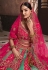 Sea green banarasi silk lehenga choli for wedding 10290
