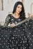 Black jacquard circular lehenga choli 1015