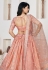 Peach jacquard lehenga choli 1014