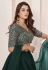 Green georgette layered lehenga choli ACY5518
