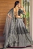 Black chinon circular lehenga choli ACY5523