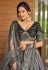 Black chinon circular lehenga choli ACY5523
