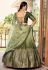 Mehndi chinon circular lehenga choli ACY5525