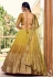 Mustard chinon lehenga choli ACY5528