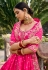 Magenta banarasi silk wedding lehenga choli 6801