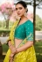 Light green crepe georgette lehenga choli for wedding 6808