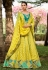 Light green crepe georgette lehenga choli for wedding 6808
