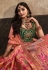 Pink banarasi silk lehenga choli 10289