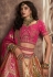 Beige banarasi silk wedding lehenga choli 10282