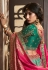 Sea green banarasi silk wedding lehenga choli 10286