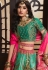 Sea green banarasi silk wedding lehenga choli 10286