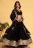 Black georgette lehenga choli ACY4076
