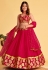 Magenta georgette circular lehenga choli ACY4077