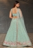 Sea green georgette circular lehenga choli ACY4064