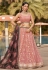 Pink georgette lehenga choli ACY4067