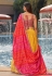 Yellow georgette circular lehenga choli ACY4070