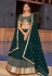 Green georgette circular lehenga choli ACY4072