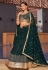 Green georgette circular lehenga choli ACY4072