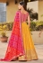 Yellow georgette lehenga choli ACY4073
