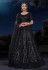 Black soft net lehenga choli 90004
