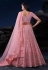 Pink soft net lehenga choli 90006