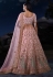Pink soft net lehenga choli 90010