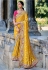 Banarasi Silk Saree with blouse in Yellow and Pink 6206