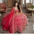 Bollywood Model Pink silk heavy wedding lehenga choli
