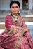 Fancy Silk Saree with blouse in Pink and Magenta 6211