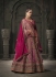 Rani Pink Premium lycra velvet bridal lehenga choli 13001