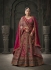 Rani Pink Premium lycra velvet bridal lehenga choli 13001
