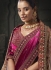 Rani Pink and Rama Premium velvet bridal lehenga choli 13002