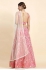 Bollywood Model Pink devesena silk zari mirror work lehenga choli
