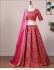 Bollywood Model Rani pink coding embroidery silk lehenga choli