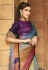 Multicolor satin silk saree with blouse 43811
