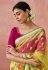 Light green brasso saree with blouse 17051