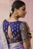 Lavender viscose saree with blouse 286