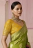 Mehndi viscose saree with blouse 278