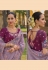 Lavender silk saree with blouse 6903