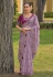 Lavender silk saree with blouse 6903