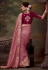 Pink tissue saree with blouse 5366