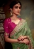 Mehndi tissue saree with blouse 5367